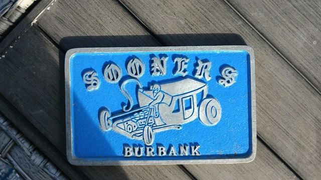 CAR CLUB PLAQUE  Edelbrock Holley Cragar Hot Rod Rat Fink LS1 AC Delco Corvette