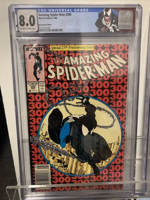Amazing Spiderman 300 newsstand cgc 8.0 First Appearance of Venom