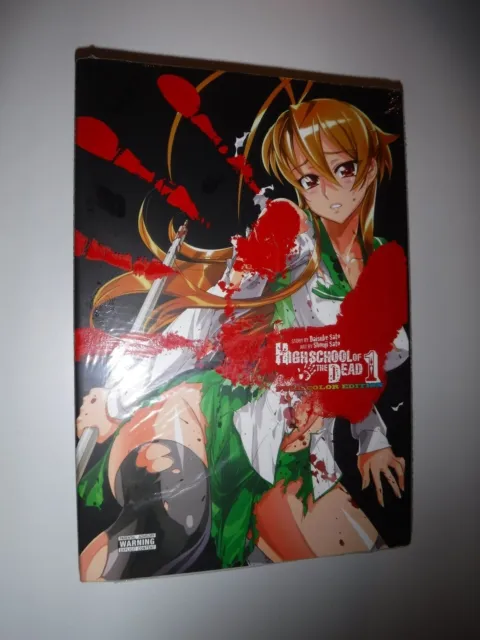 Highschool of the Dead Full Color Edition Omnibus 2 Sealed New-Manga Anime  Book