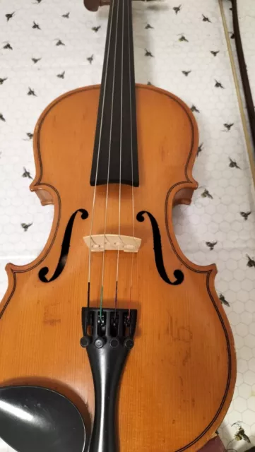 Violin  1/2 Size Half Size Violin Hard Carry Case Bow Rosin