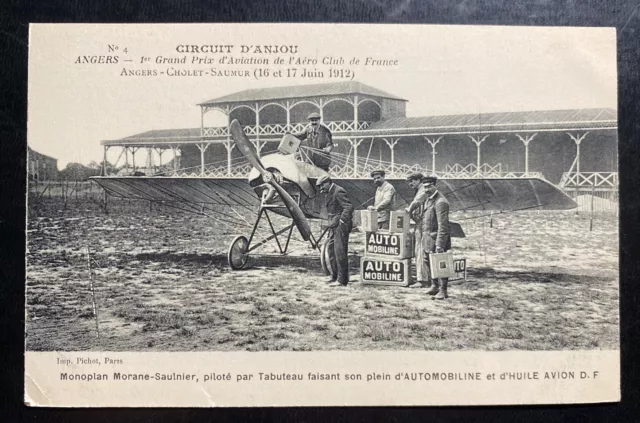 Mint France Real Picture postcard Angers First Aviation Grand Prix Aeroclub