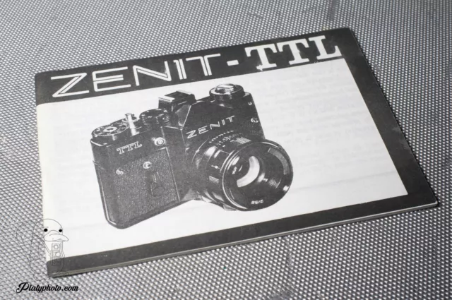 Zenit Ttl Mode D'emploi Notice Manual Fr