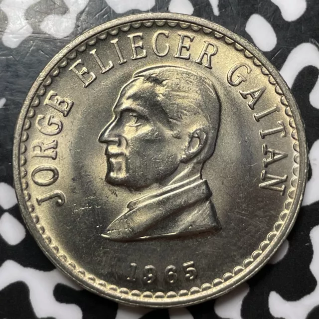 1965 Colombia 50 Centavos (5 Available) High Grade! Beautiful! (1 Coin Only)