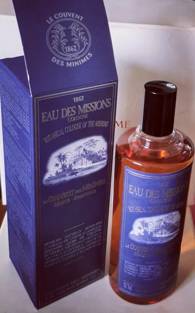 Neuf ''Eau Des Missions'' Cologne Le Couvent Des Minimes Pour Elle & Lui 250Ml