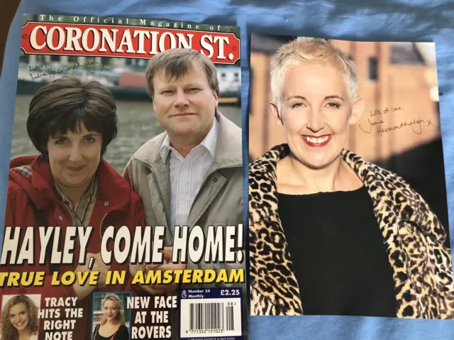 Julie Hesmondhalgh (Coronation Street) Signed Magazine Articles
