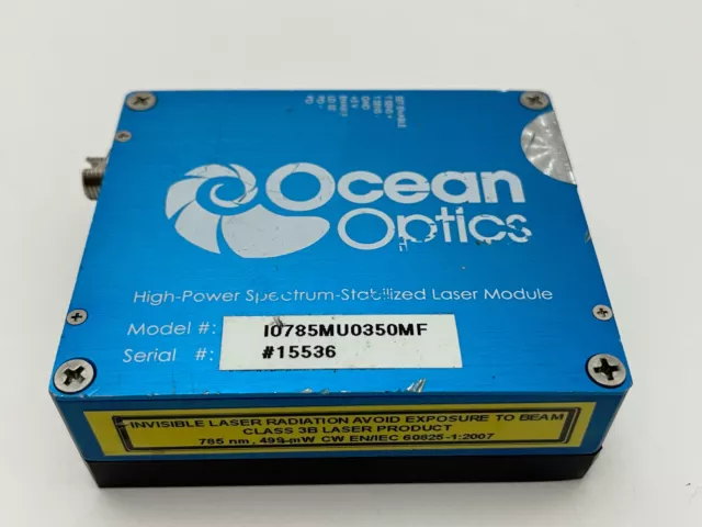 Ocean Optics RAMAN Spectrometer Stabalized 785nm  Lab Laser w / FC Fiber Output