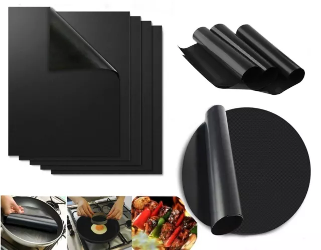 Backmatte Ausrollmatte BBQ Grillmatten Dauerbackfolie Bratfolie Dauer Backfolie