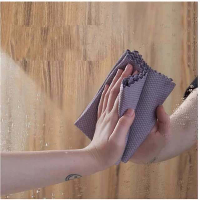NanoScale Streak-Free Miracle Cleaning Cloths Reusable Magic Kitchen Rag 5pcs 3
