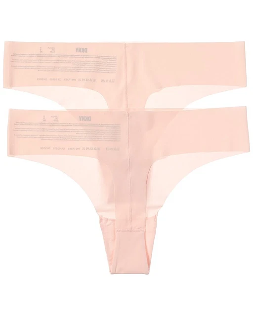 DKNY 2PK LITEWEAR Cut Anywhere Thong Women's £14.86 PicClick UK