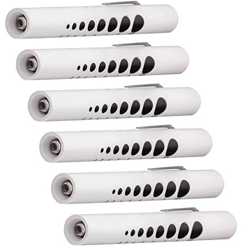 Novamedic 6 Pack Disposable LED Pen Light with Pupil Gauge Medical Diagnostic...
