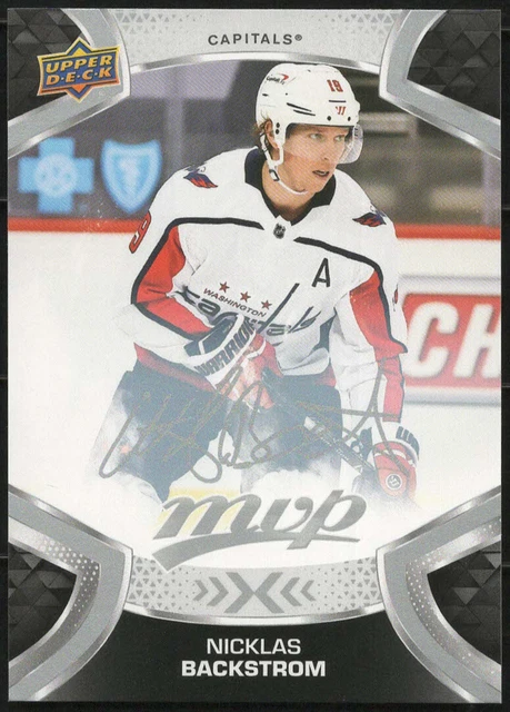 2021/22 Upper Deck MVP NICKLAS BACKSTROM "SILVER SCRIPT" Parallel Card #119