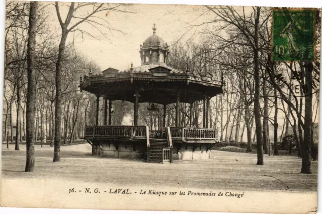 CPA Laval-Le Kiosque sur les Promenade de Changé (186774)