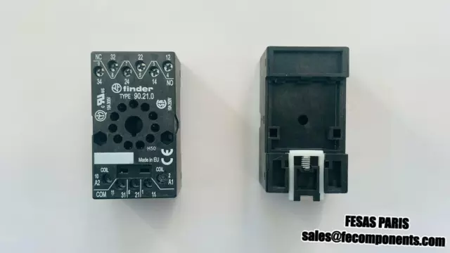 Finder 90.21.0 Relay Socket DIN RAIL 11Position