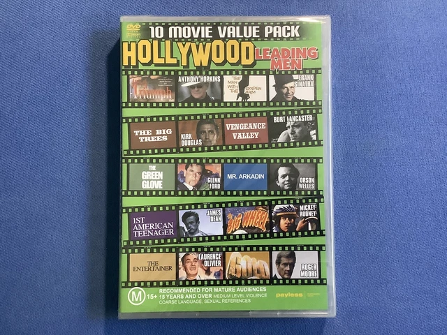 Dvd Values 10 MOVIE VALUE Pack Hollywood Leading Men (DVD) Brand New Sealed All ...