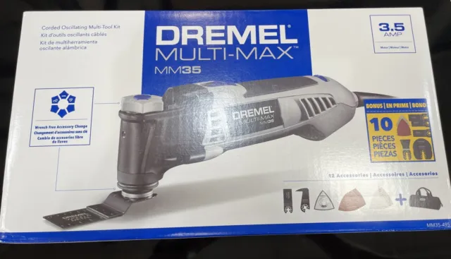 Dremel Multi-Max MM35 3.5 Amp Variable Speed Corded Oscillating Multi-Tool Kit