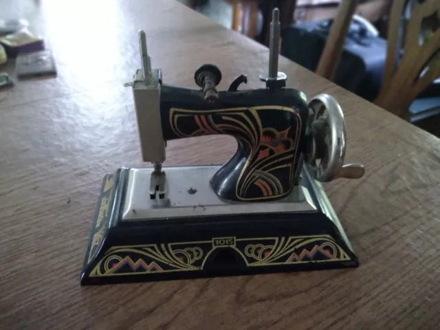 Antique Child's Sewing Machine Made In Germany NICE!!!