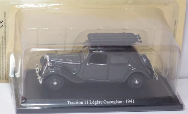 Citroën - Traction 11 Légère Gazogène - 1941 - 1/43 - Editions Atlas