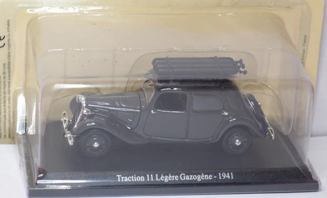 Miniature Citroën Traction 11 Gazogène 1941 Universal Hobbies 1/43 - Occasion Bon état, Thème Guerre