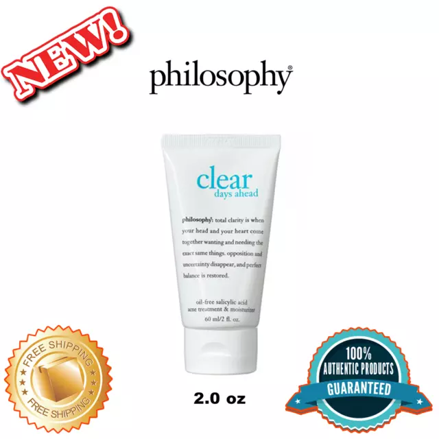 Philosophy Clear Days Ahead Oil-Free Salicylic Acid Acne Treatment & Moisturizer