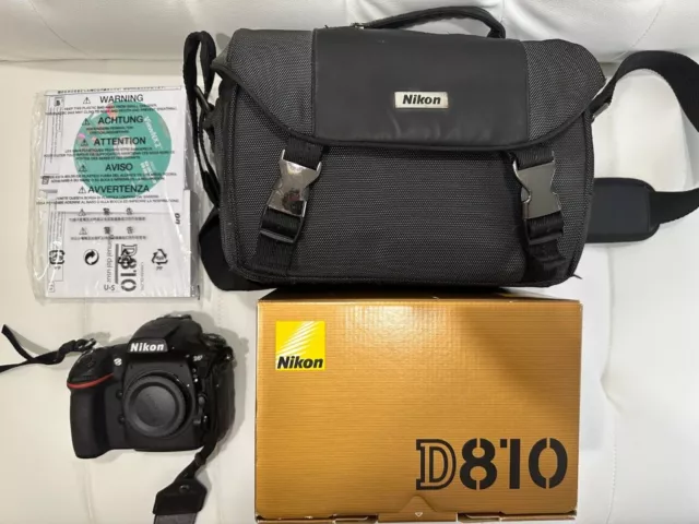 Nikon D810 36.3MP DSLR Camera - Black