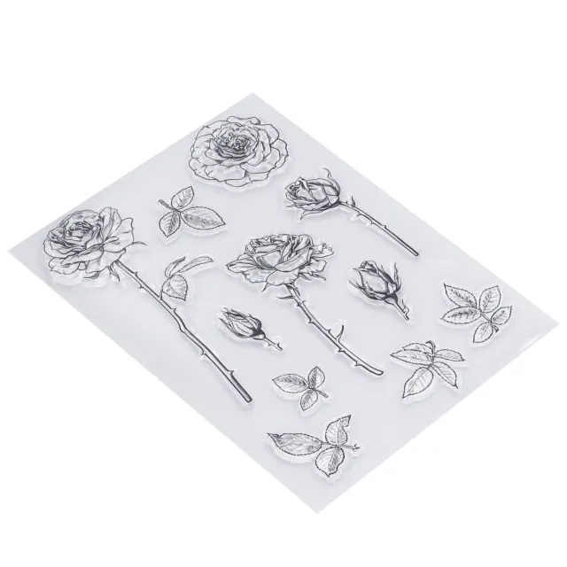 Clear Stamps Reusable Durable Crafts Supplies With Transparent Pattern For DIY