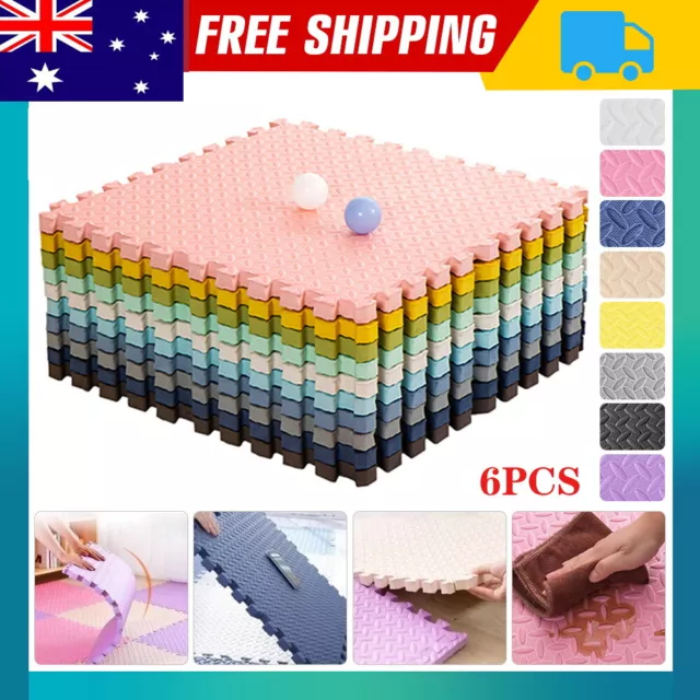 Interlocking Heavy Duty EVA Foam Gym Flooring Floor Mat Mats Tiles Kids Playmat