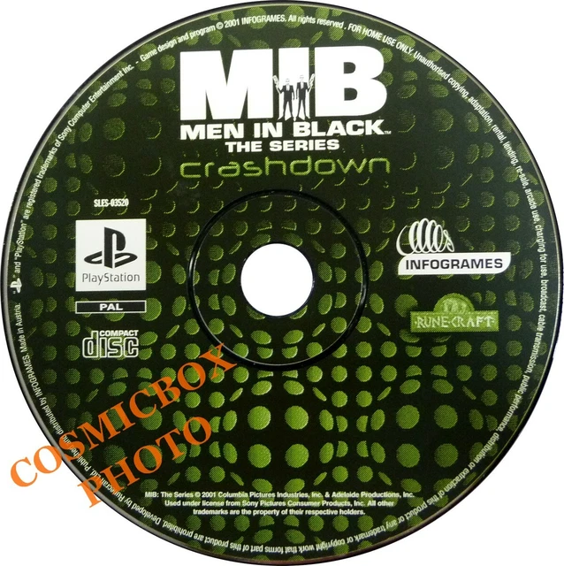 Men In Black Crashdown - PS1 - Complet Comme Neuf - Envoi Suivi