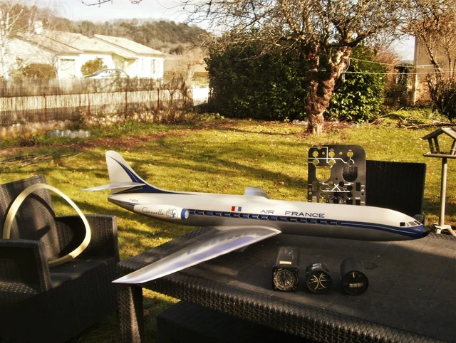 CARAVELLE  Présidentielle  -       AIR FRANCE     maquette en coupe 1/25