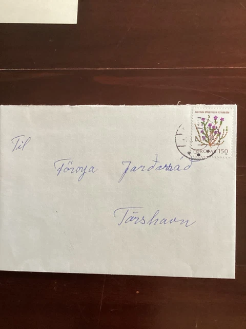 Färöer Plattenfehler echt gelaufen Michel 50 Feld A 10 roter Kringel 