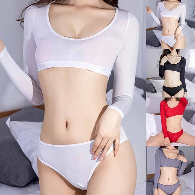 Tute da donna pantaloncini da donna che vedono attraverso i top abbigliamento da