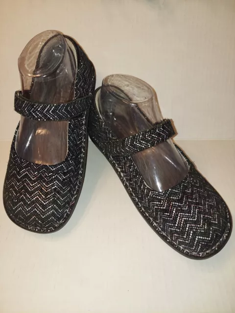 ALEGRIA BEL-454 Ric Rac Mary Jane Shoes size 36 US 6 - 6.5