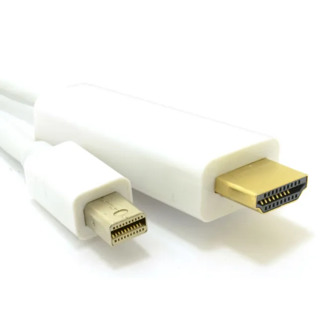 2m Mini Displayport / Thunderbolt Mac Portable Vers HDMI Câble Moniteur / Vidéo