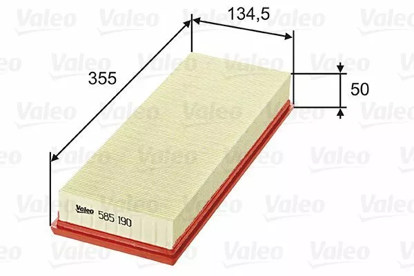 Valeo (585190) Luftfilter für CHRYSLER MERCEDES PUCH