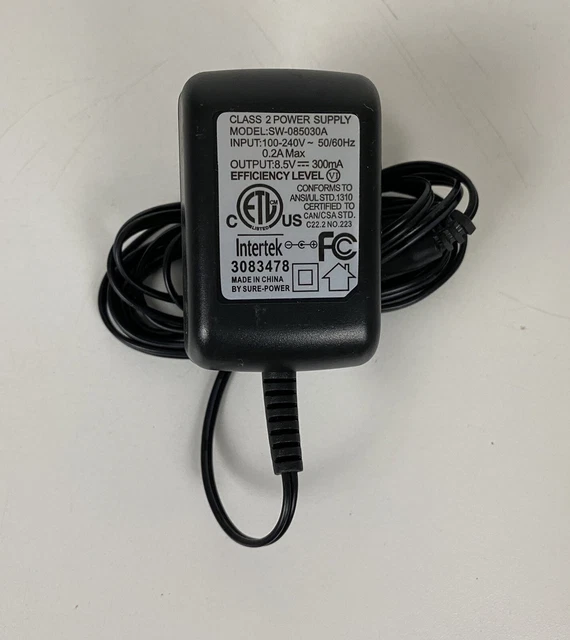 ORIGINAL INTERTEK SW-085030A Appliance Power Adapter Cable Cord Box ...