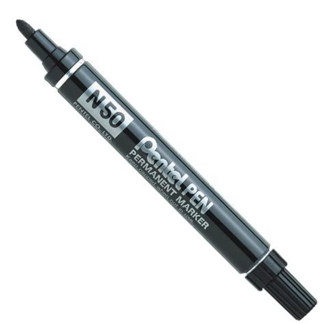 Marqueur Permanent Pentel NN50-D - Pointe Conique 5mm - Vert Fluo - Neuf