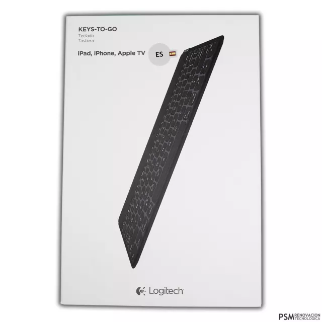 Logitech Keys-To-Go Teclado Inalámbrico Bluetooth para iPhone iPad Apple TV A131
