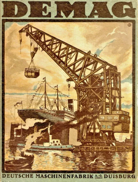 Lot 10 x DEMAG Duisburg hist. Aktien 1937 Düsseldorf Mannesmann Terex Cranes NRW