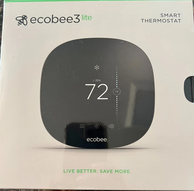 ECOBEE3 LITE SMART Thermostat Black (EBSTATE3LT02) 98.00 PicClick