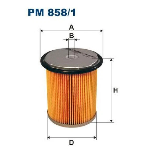 1x FILTRON Kraftstofffilter PM858/1 3896028221 u.a. für Citroen/Fiat