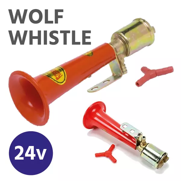 Wolf Whistle Horn, High Pitched Turkey Air Horn, 24v