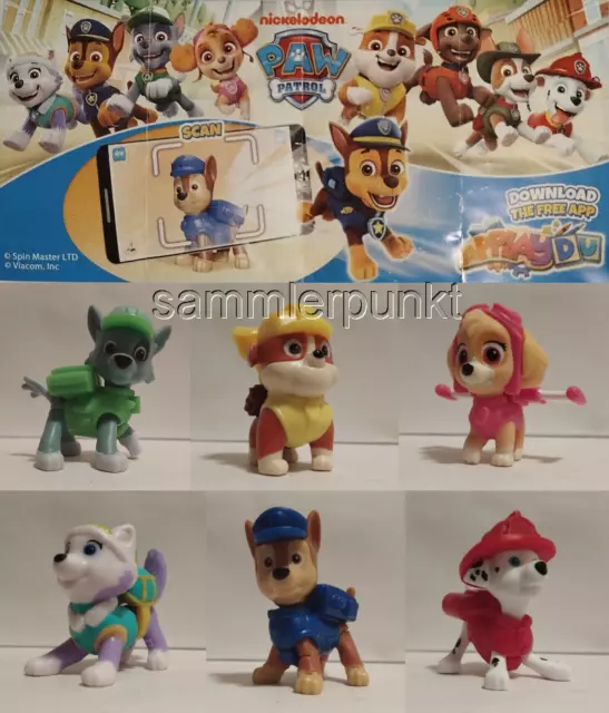 KOMPLETTSATZ PAW PATROL (Nickelodeon) + allen 6 BPZ / Deutschland