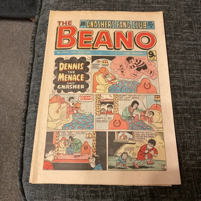 Beano Comic - #2053 - 21st November 1981