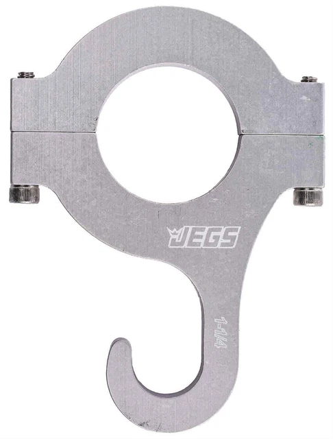 JEGS 70033 Billet Aluminum Roll Bar Mount Helmet Hook