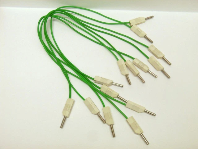 7 STACKABLE 4MM Banana Plug Leads 460mm to 500mm Long £6.50 - PicClick UK