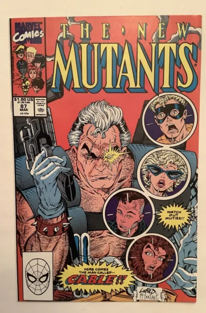 The New Mutants #87 ~ 1990 Marvel ~ First Appearance Of Cable~ Beautiful Vf+