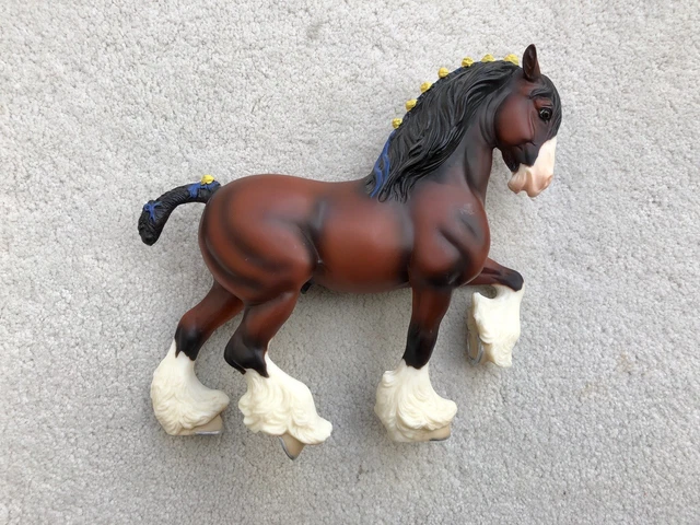 CLASSIC BREYER HORSE #2405 Delivery Wagon Clydesdale Team Shire B