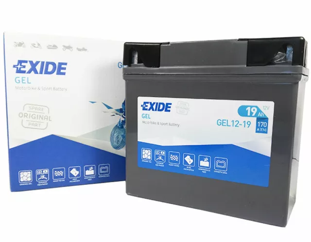 Batteria Per Moto Bmw Originale Exide Gel 12-19 G 12 19 G19 Serie F R K