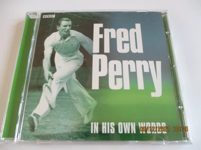 BBC. Fred Perry . In his own Words.Series of interviews Audio book. 1 CD. 40mins