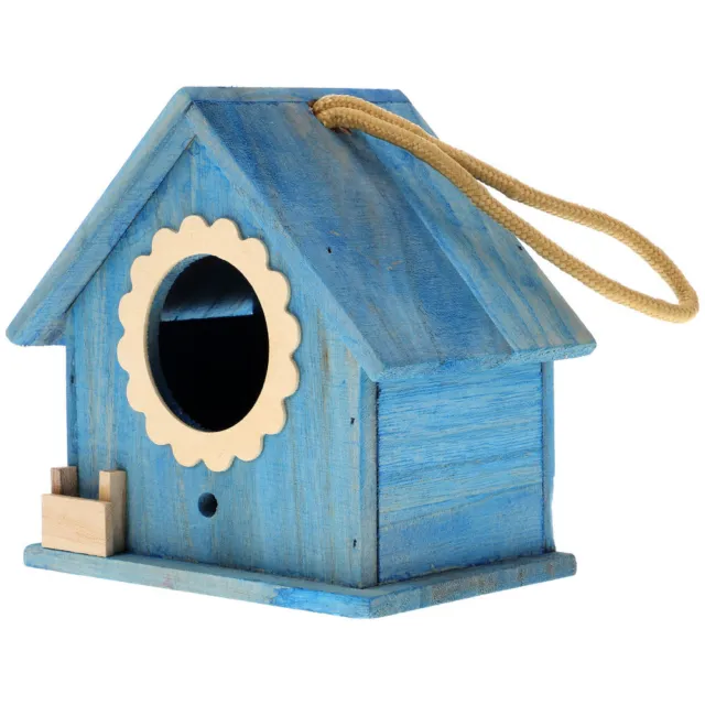 Holz Vogel Häuser Hängen Hummingbird Nesting Käfig Vogelhäuser Für Im Freien