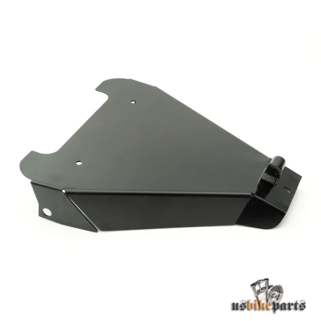 Solo Silla de Montar Asiento Placa Set Apto para Harley-Davidson Softail Desde